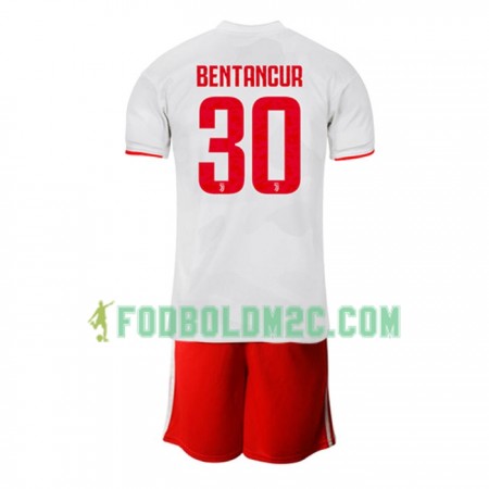 Juventus BENTANCUR 30 Børn Udebanesæt 2019/20 Kortærmet (+ Korte bukser)